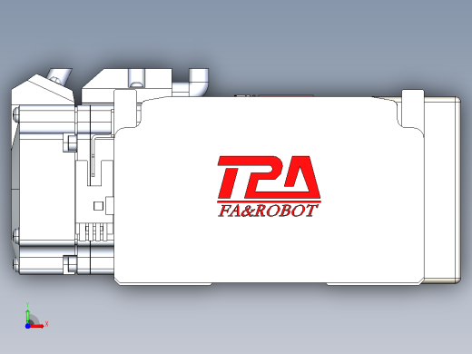 皮带直线轴半封闭可选导轨TPA-HNB-110D-90-L1850-ML-C-P40-N3前视缩略图