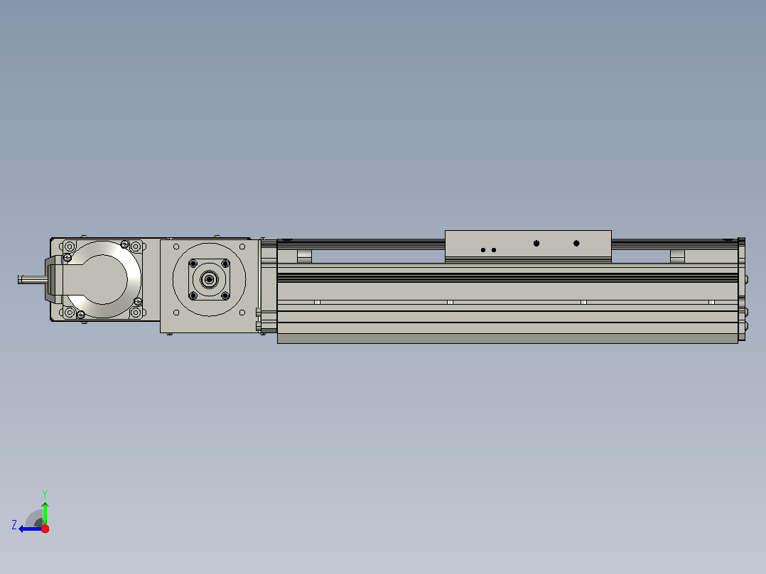 MT120BT半封闭皮带滑台[MT120BT.L100.100.L.P40.C3]右视图