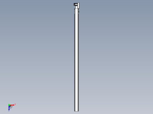 皮带直线轴半封闭可选导轨TPA-HNB-105D-90-L2450-ML-Y-P20-N3俯视缩略图