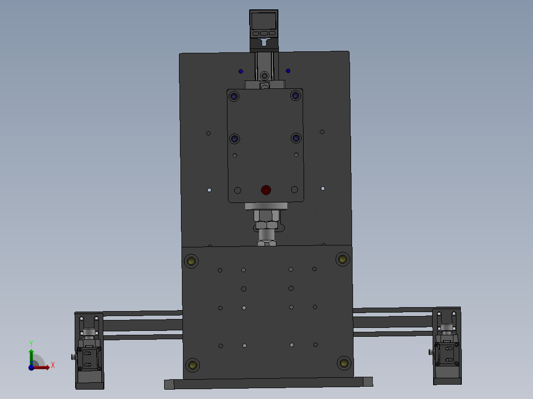 AIRPRESS胶框检测治具前视图