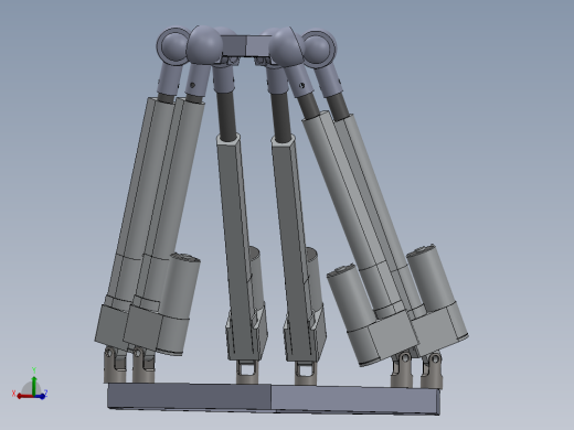 并联机器人PMS-CNC Machine Mechanical Design SW