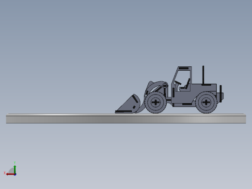 激光切割装载机立体拼装模型3D图纸 Solidworks2018 附多种格式后视缩略图