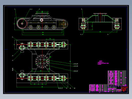 N402—1300型农用拖拉机履带底盘的设计