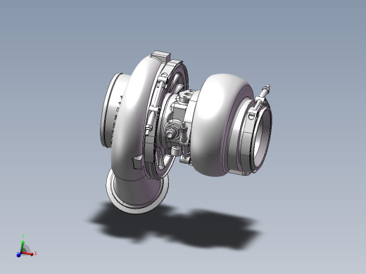 涡轮增压器模型（毕业设计）