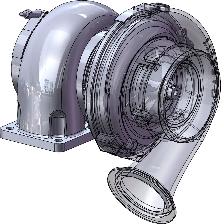 涡轮增压器模型（毕业设计）