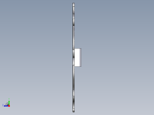 Inventor 门铰链右视缩略图