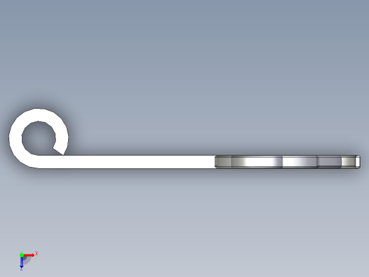 Inventor 门铰链俯视缩略图