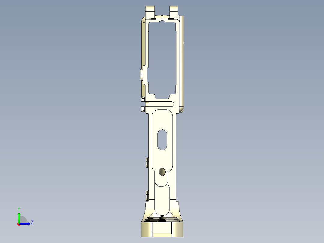 AR15下机匣3d模型左视图