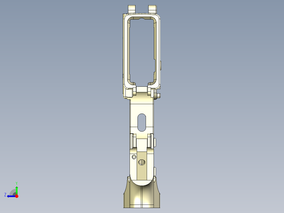 AR15下机匣3d模型右视图