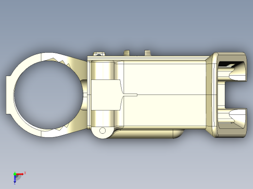 AR15下机匣3d模型俯视缩略图