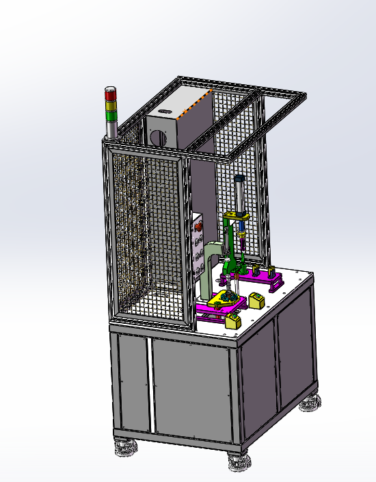 单工位装大小卡环