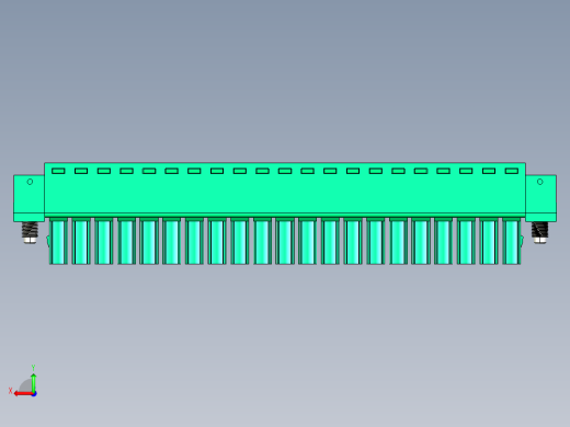 DEGSON 15EDG（公头） 3.5mm 螺钉锁紧，插拔式接线端子 FullPack-15EDGKM-3.5-21P-14-00AH后视缩略图