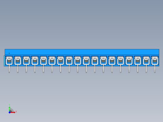 DEGSON DG306 系列 5.0 接线端子-DG306-5.0-18P-12-00AH前视缩略图