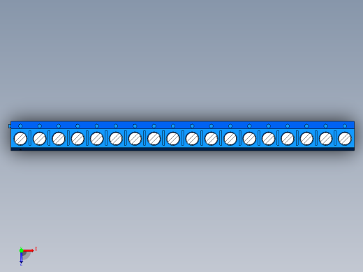 DEGSON DG306 系列 5.0 接线端子-DG306-5.0-18P-12-00AH俯视缩略图