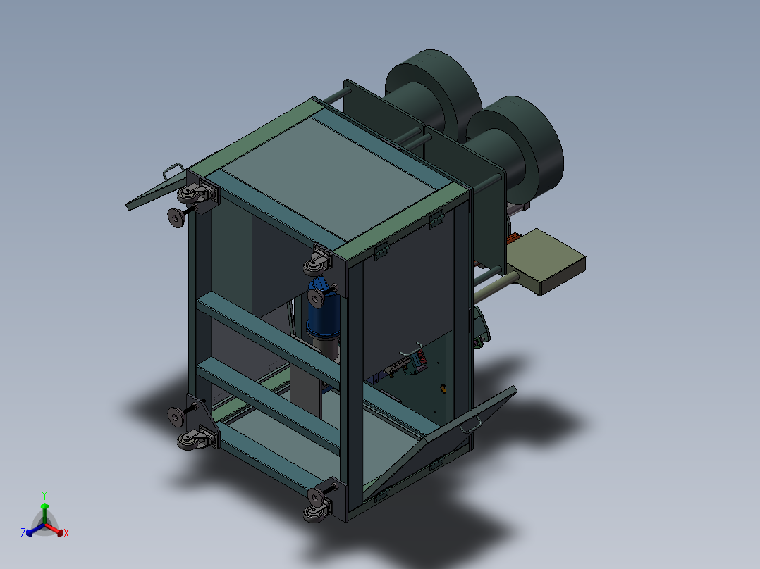 自动打螺丝机、自动锁螺丝设备 非标自动化机械3D图纸