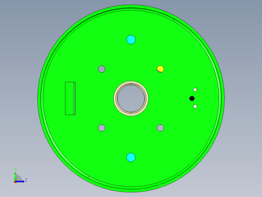 长安轻型货车鼓式制动器的设计【领从蹄式】【含三维catia+全套CAD图+文档】左视缩略图