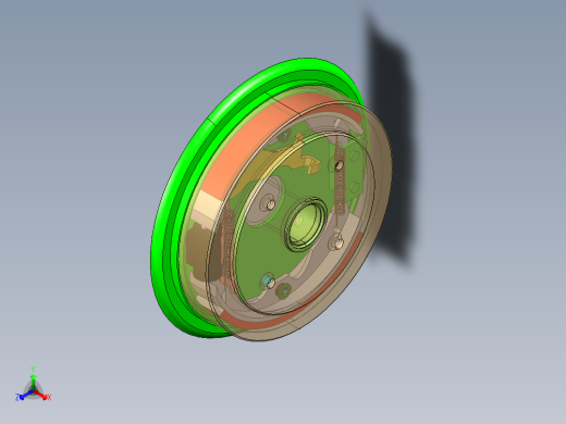 长安轻型货车鼓式制动器的设计【领从蹄式】【含三维catia+全套CAD图+文档】正等轴测缩略图