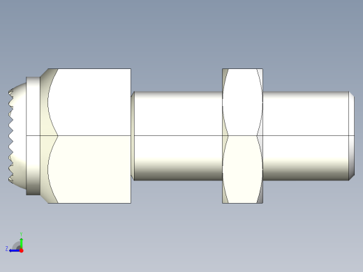 定位配件2274-3D多系列多零件图纸模型右视缩略图