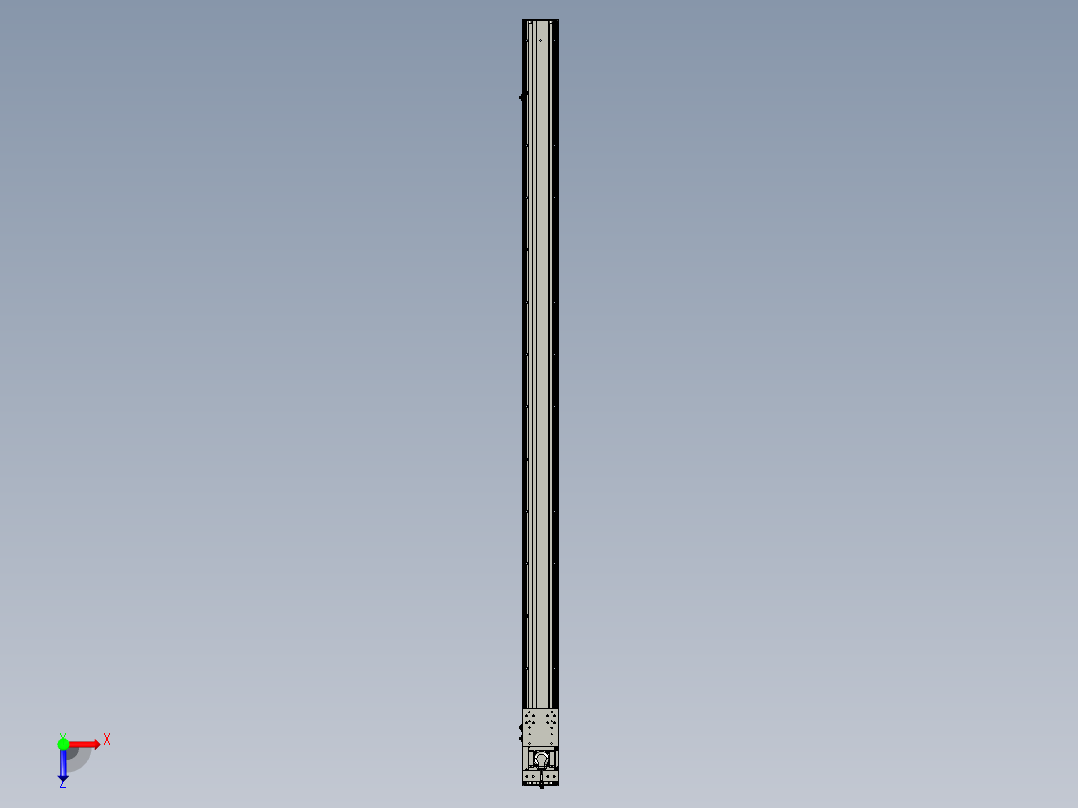 东锦齿条传动DH136G-S2600-BU-减速机+P400W俯视图