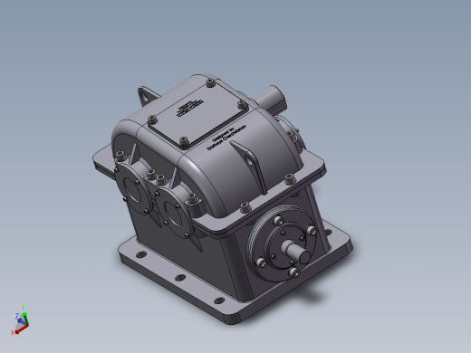 复杂的涡轮减速器