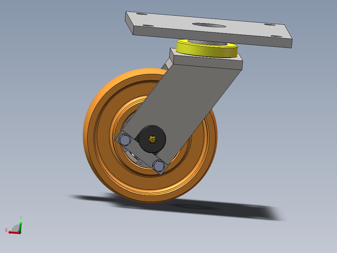 360度旋转设备车轮，