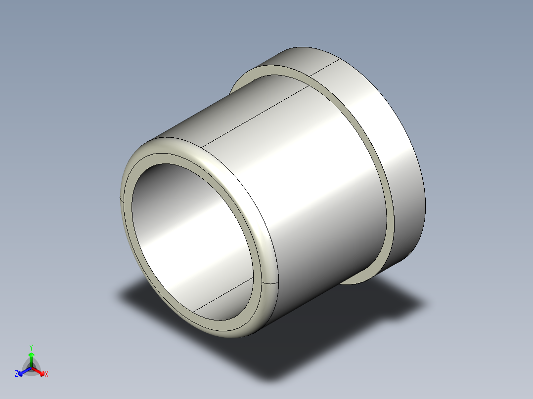 13QBAC 溶剂焊接管接头，ASTM系列正等轴测图
