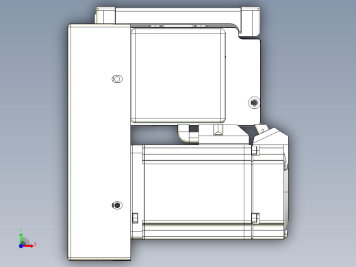 同步带全封闭直线模组TPA-HCB-105D-90-L1150-LP-Y-P20-N3前视缩略图