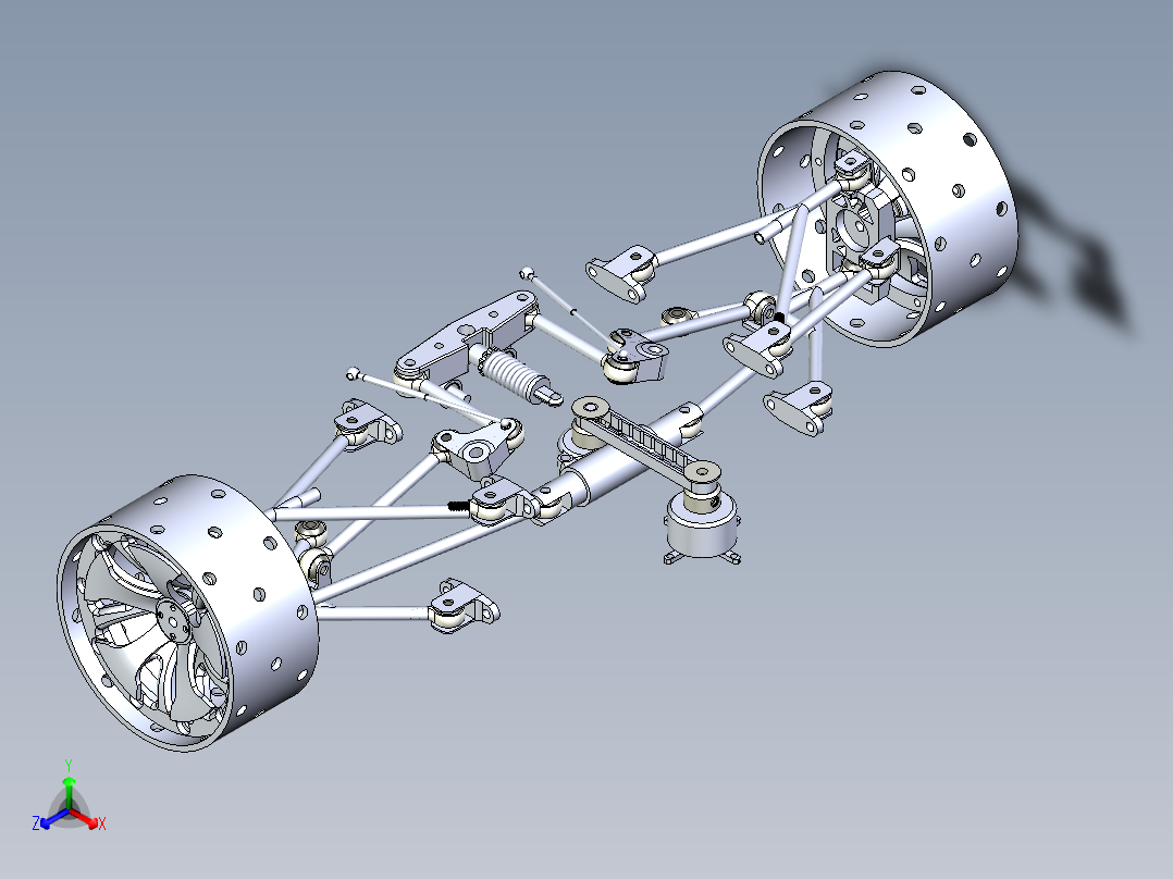 前推杆悬架设计