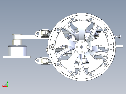 前推杆悬架设计后视缩略图