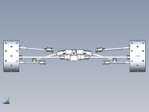 前推杆悬架设计右视缩略图