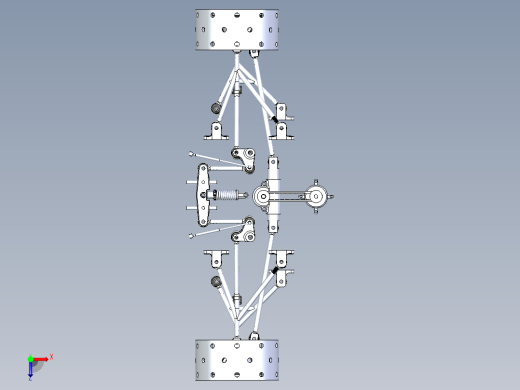 前推杆悬架设计俯视缩略图