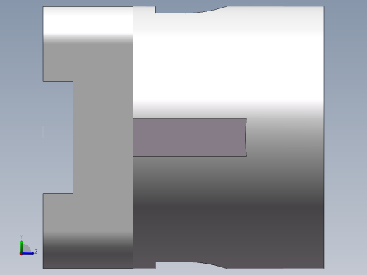 简单零件左视缩略图