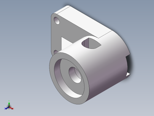 简单零件正等轴测缩略图