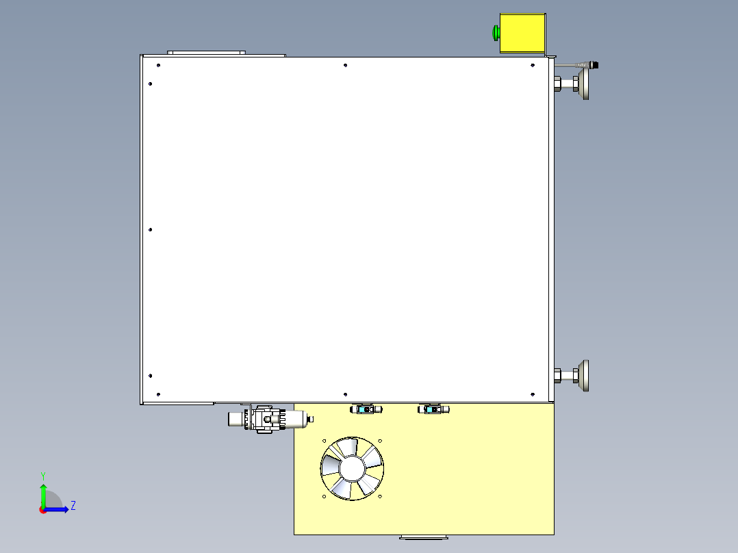 自动锁螺丝机（真空吸取螺丝上料）左视图