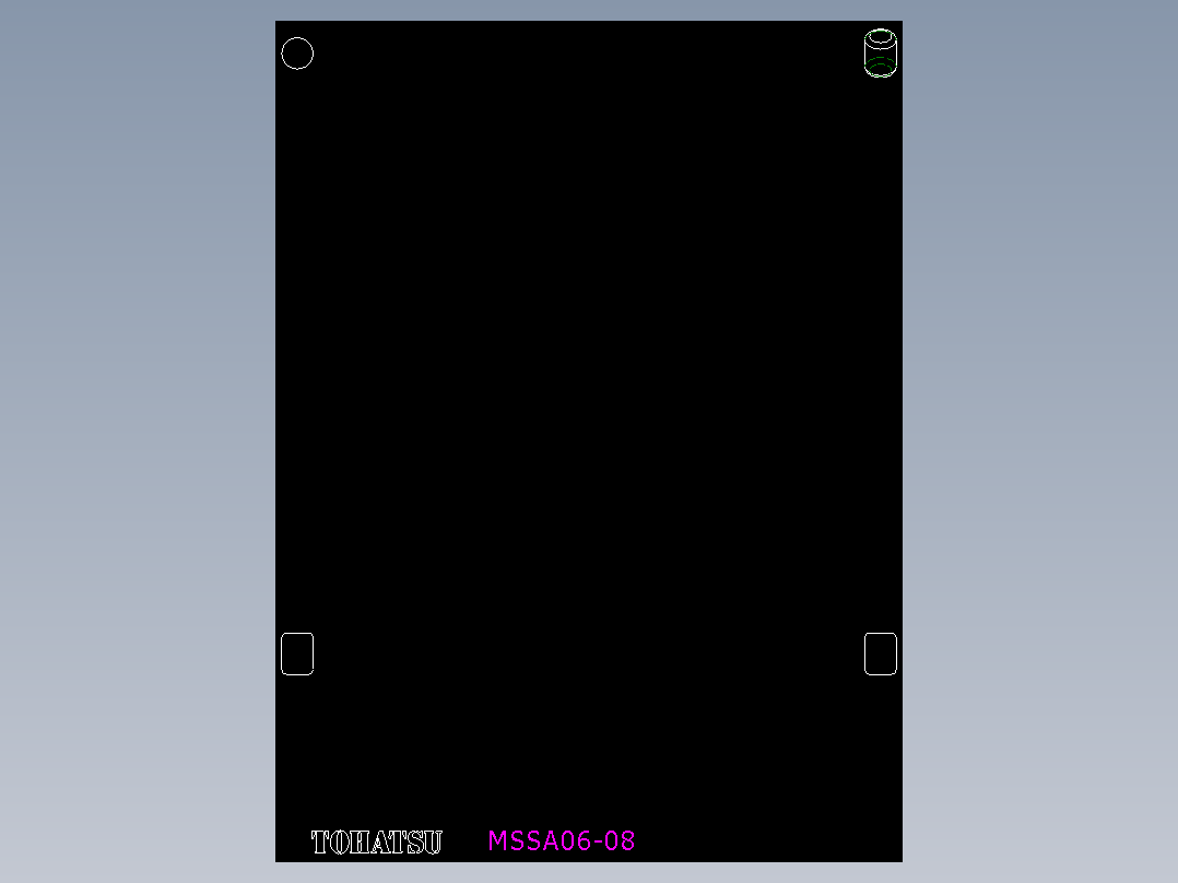 固定梢MSSA,MSSB-2D多系列多零件图纸模型