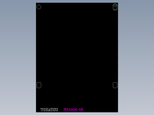 固定梢MSSA,MSSB-2D多系列多零件图纸模型