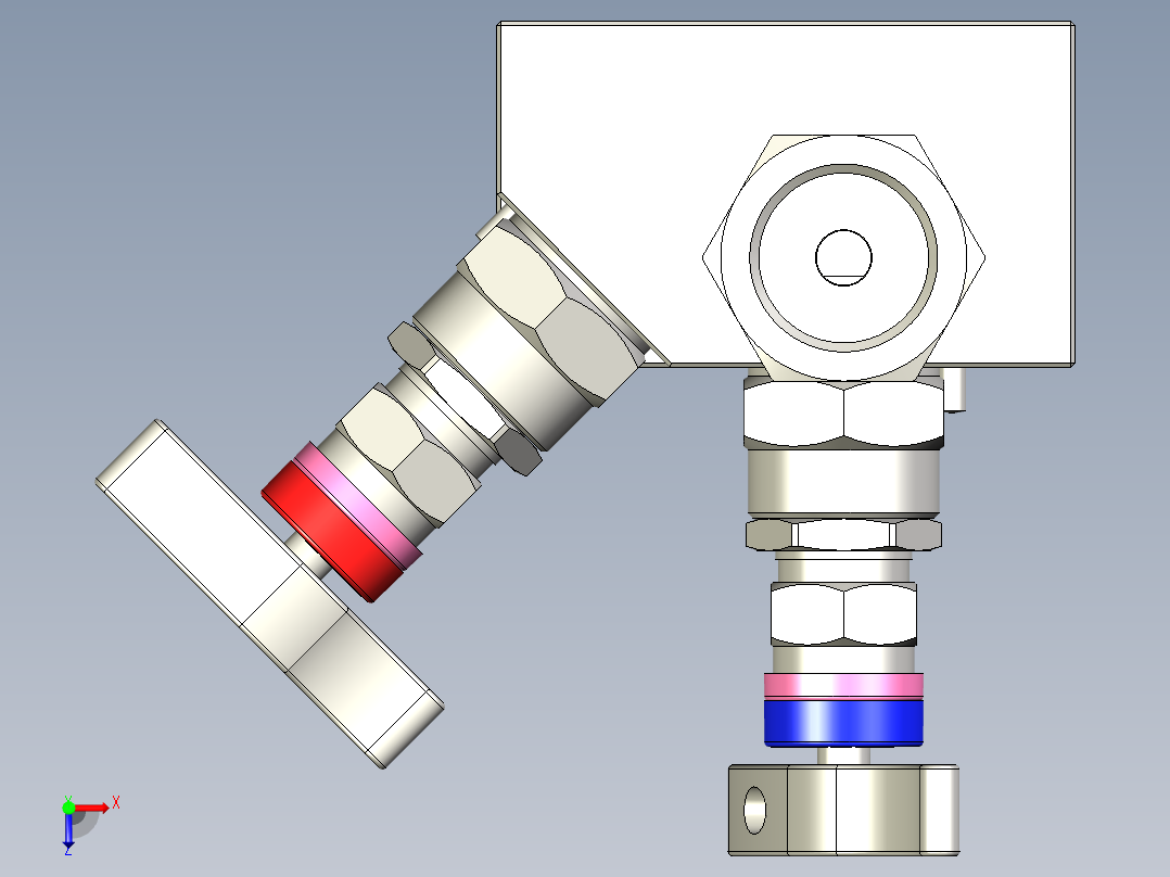 2阀组E2A型俯视图