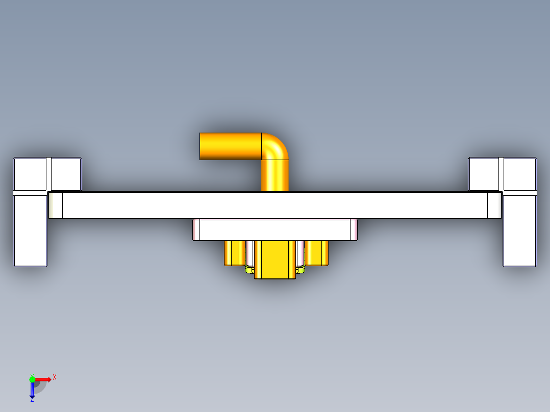 音响后盖铣内腔治具模型+CAD俯视图