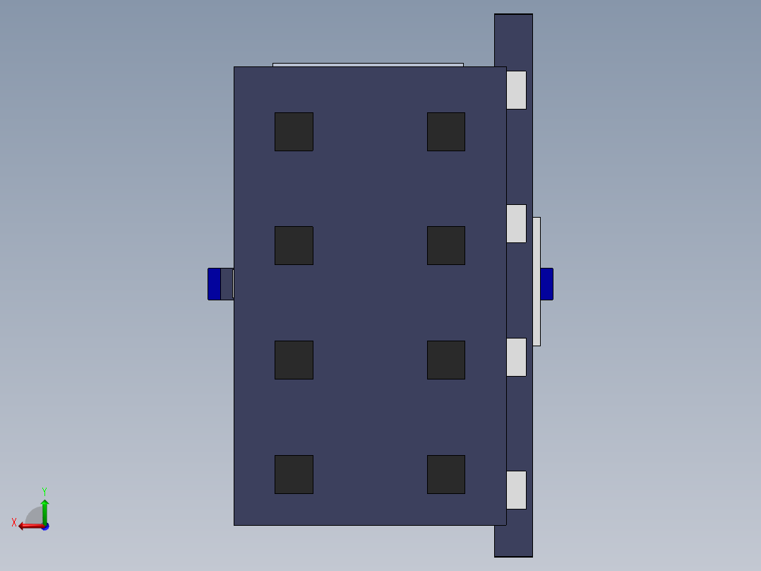爱德华三坐标测量机后视图