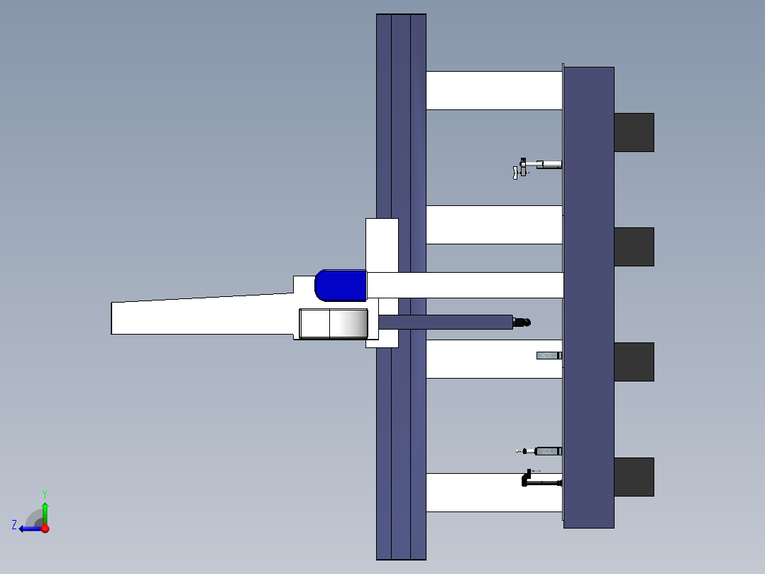 爱德华三坐标测量机右视图