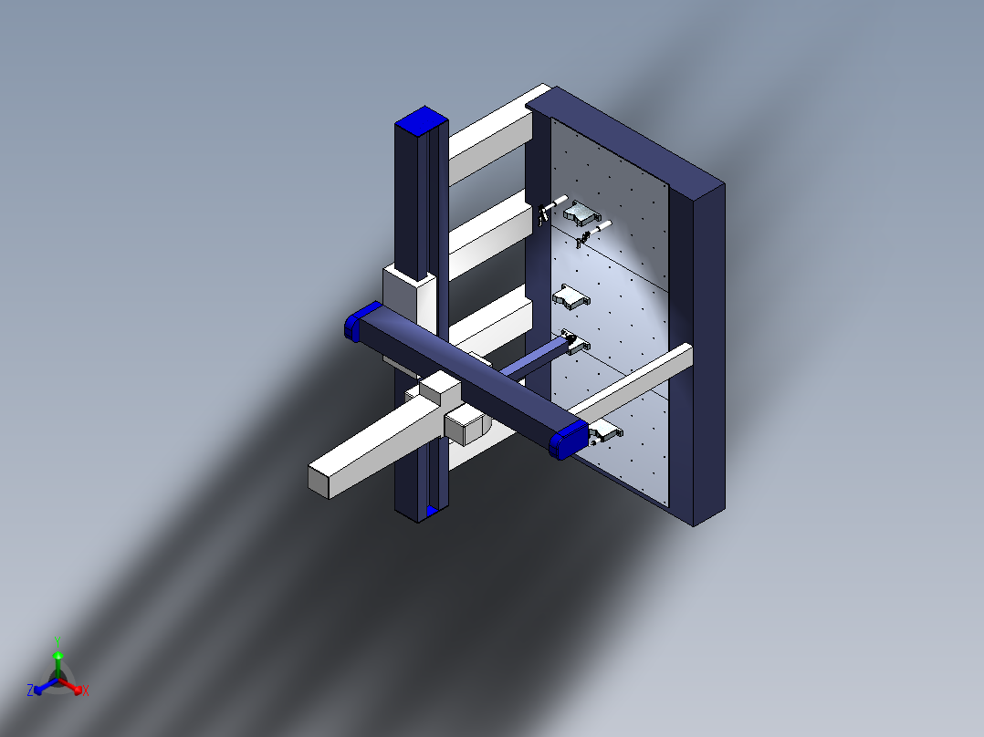 爱德华三坐标测量机正等轴测图