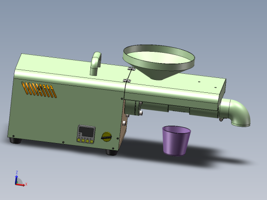 家用小型榨油机三维SW模型==1211547