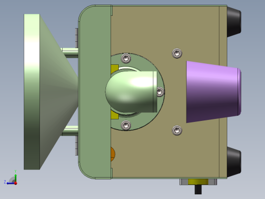 家用小型榨油机三维SW模型右视缩略图