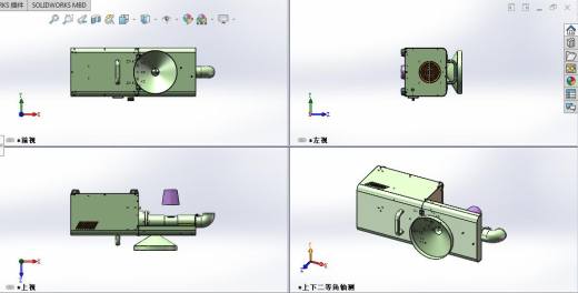 家用小型榨油机三维SW模型缩略图