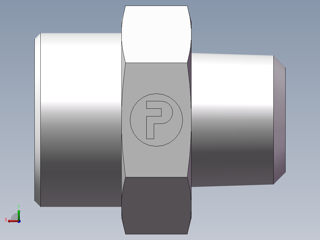 美制锥螺纹、1DN-36-12后视图