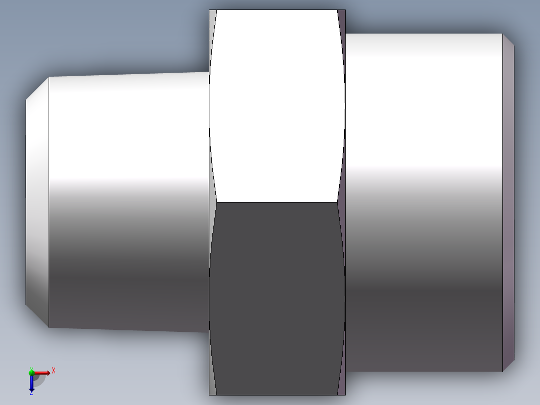 美制锥螺纹、1DN-36-12俯视图