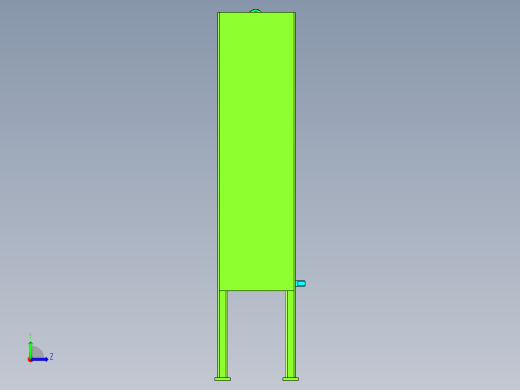 缓冲架模型设计图左视缩略图