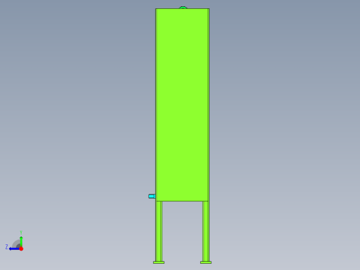 缓冲架模型设计图右视缩略图