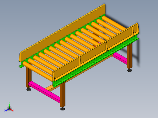 无动力滚筒输送机