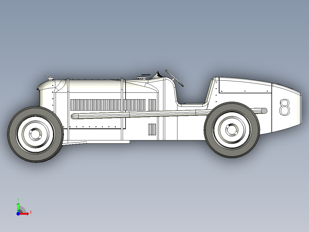 A3003415-阿尔法·罗密欧 P2 (1924)汽车前视图